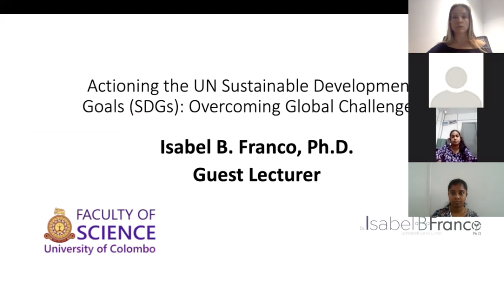Guest Lecturer, University of Colombo, Sri Lanka