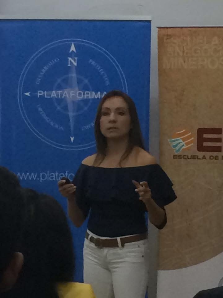 Leading the Workshop on Women, Extractives and Sustainability, Antofagasta, Chile