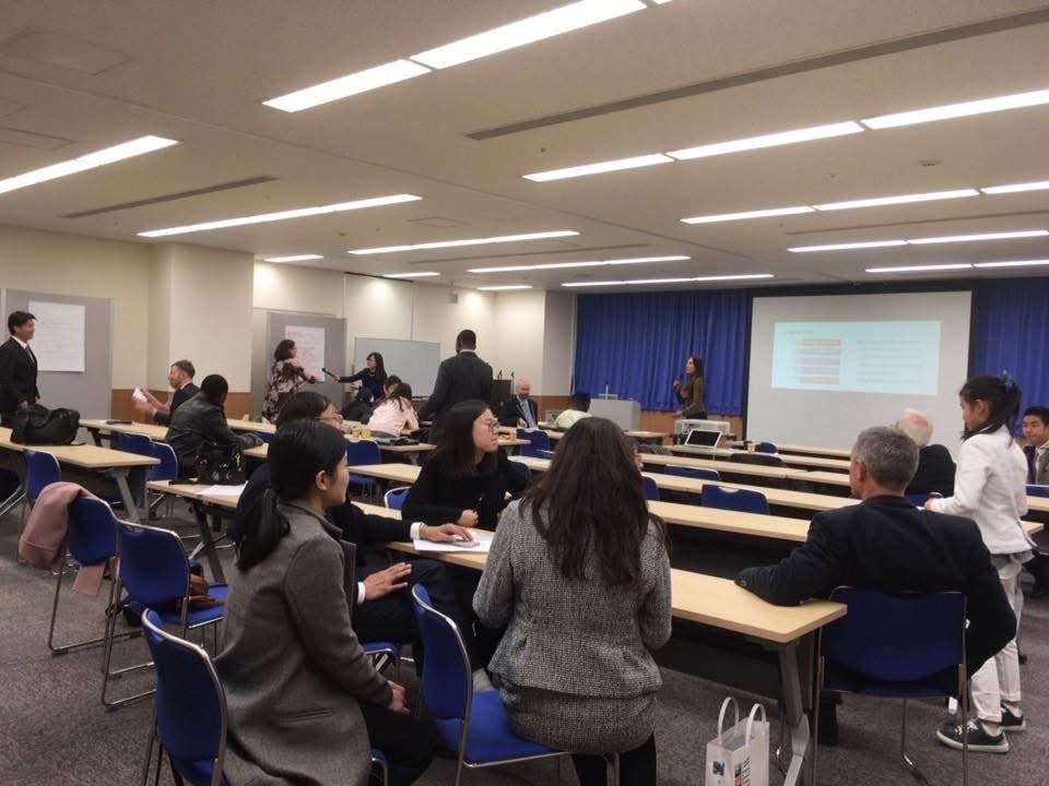 Leading a Workshop on Climate Education with Academia, Government and Industry, Okayama, Japan