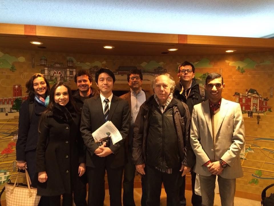 With Fellow Researchers after the Conference, Kyoto, Japan