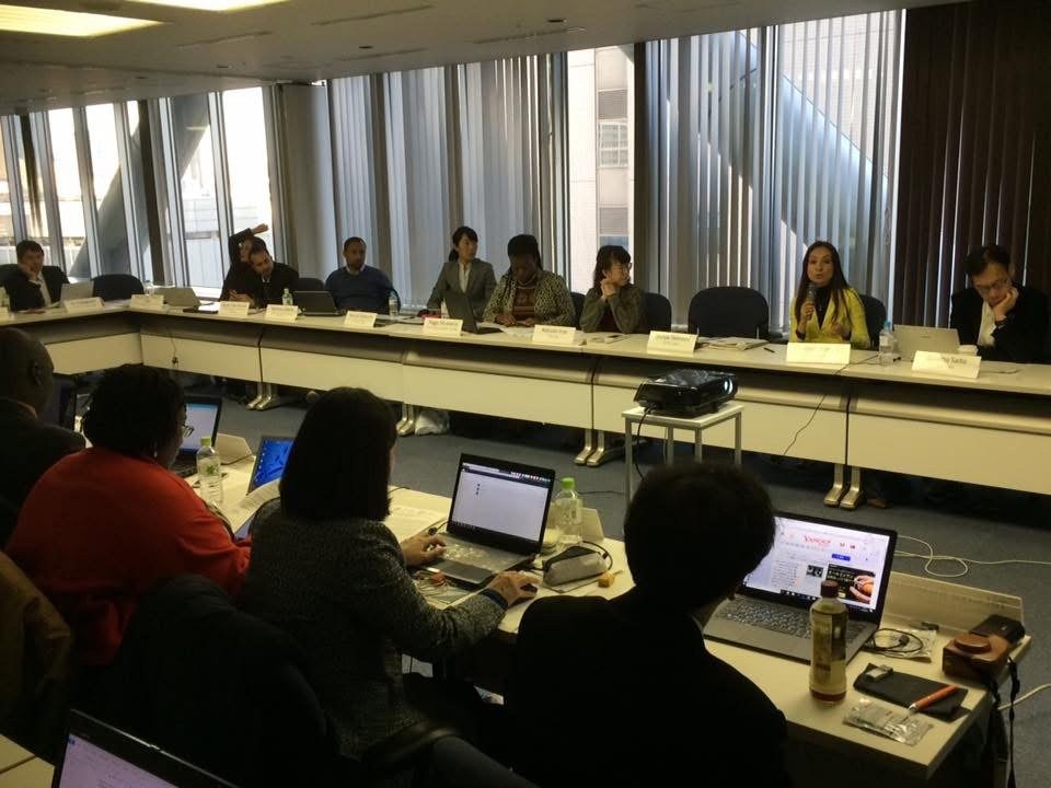 Speaking on Governance and Education for Sustainable Development, United Nations University, Tokyo, Japan