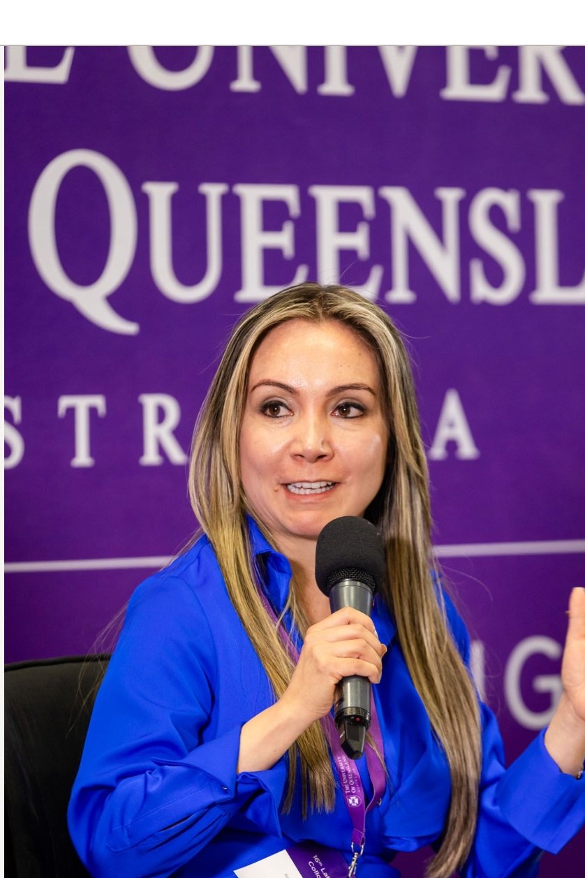 Speaking at the 10th Latin American Colloquium, The University of Queensland, Brisbane, Australia
